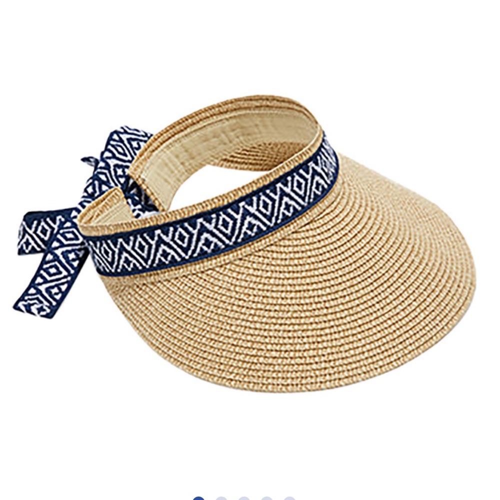 Sea and Grass Straw Visor